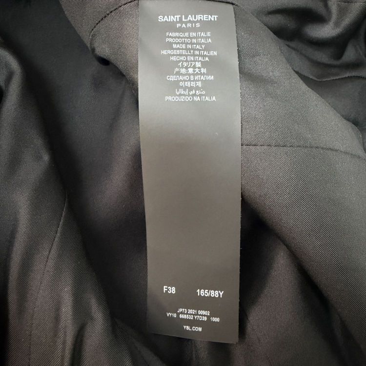 Saint Laurent Paris Saint Laurent Faux Fur Collar Jacket FR 38 Size S / US 4 / IT 40 - 4 Thumbnail