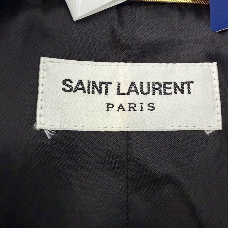 Saint Laurent Paris Saint Laurent Teddy Varsity Jacket Size FR 34 Size XS / US 0-2 / IT 36-38 - 3 Thumbnail