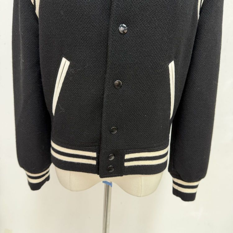 Saint Laurent Paris Saint Laurent Teddy Varsity Jacket Size FR 34 Size XS / US 0-2 / IT 36-38 - 9 Thumbnail