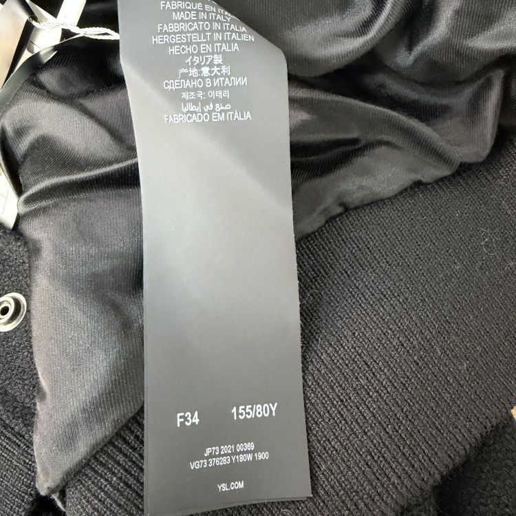 Saint Laurent Paris Saint Laurent Teddy Varsity Jacket Size FR 34 Size XS / US 0-2 / IT 36-38 - 4 Thumbnail