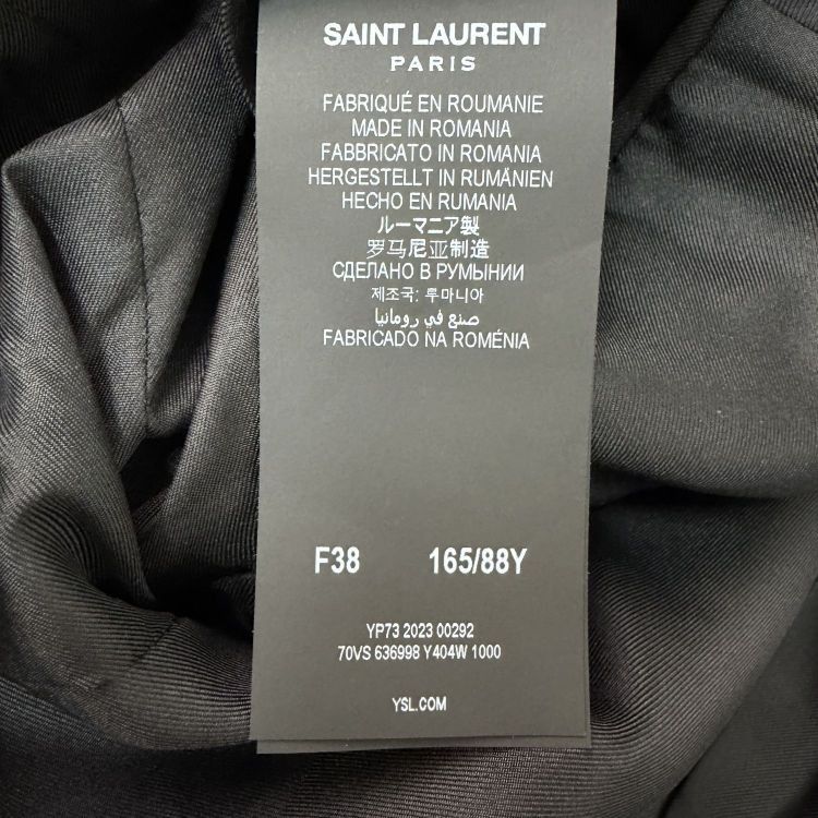 Saint Laurent Paris Saint Laurent Wool Blazer Size F38 Size S / US 4 / IT 40 - 4 Thumbnail