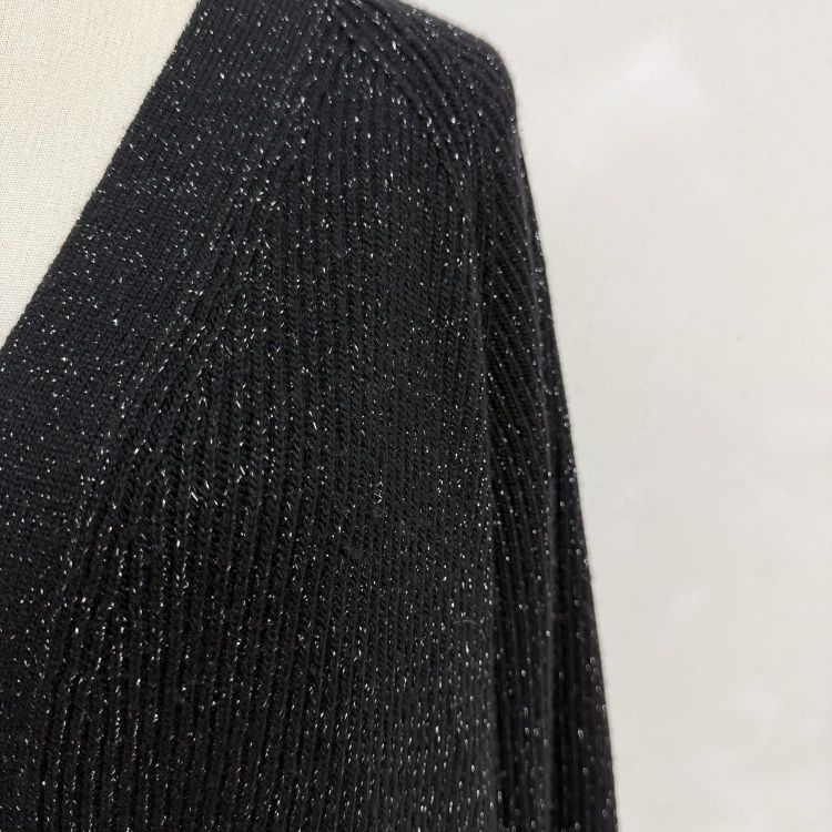 Saint Laurent Paris Saint Laurent Metallic Wool Knit Cardigan Size XL Size US XL / EU 56 / 4 - 8 Thumbnail