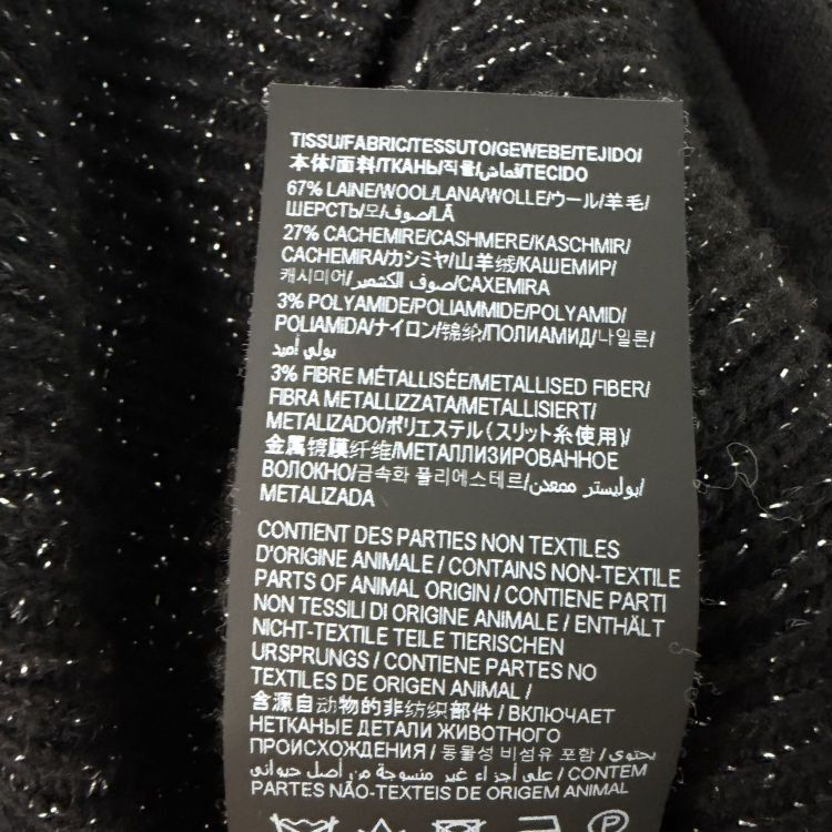 Saint Laurent Paris Saint Laurent Metallic Wool Knit Cardigan Size XL Size US XL / EU 56 / 4 - 5 Thumbnail