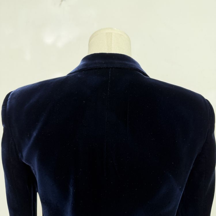 Saint Laurent Paris Saint Laurent Velvet Blazer Size F36 Size XS / US 0-2 / IT 36-38 - 10 Thumbnail