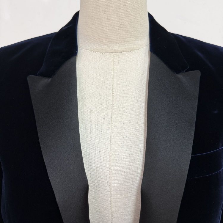 Saint Laurent Paris Saint Laurent Velvet Blazer Size F36 Size XS / US 0-2 / IT 36-38 - 6 Thumbnail
