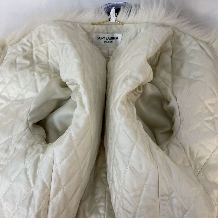 Saint Laurent Paris Saint Laurent Faux Fur Coat Size 36 Size XS / US 0-2 / IT 36-38 - 9 Thumbnail