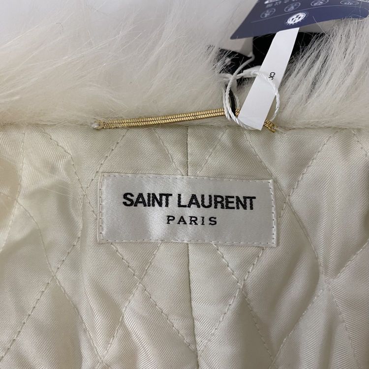 Saint Laurent Paris Saint Laurent Faux Fur Coat Size 36 Size XS / US 0-2 / IT 36-38 - 3 Thumbnail