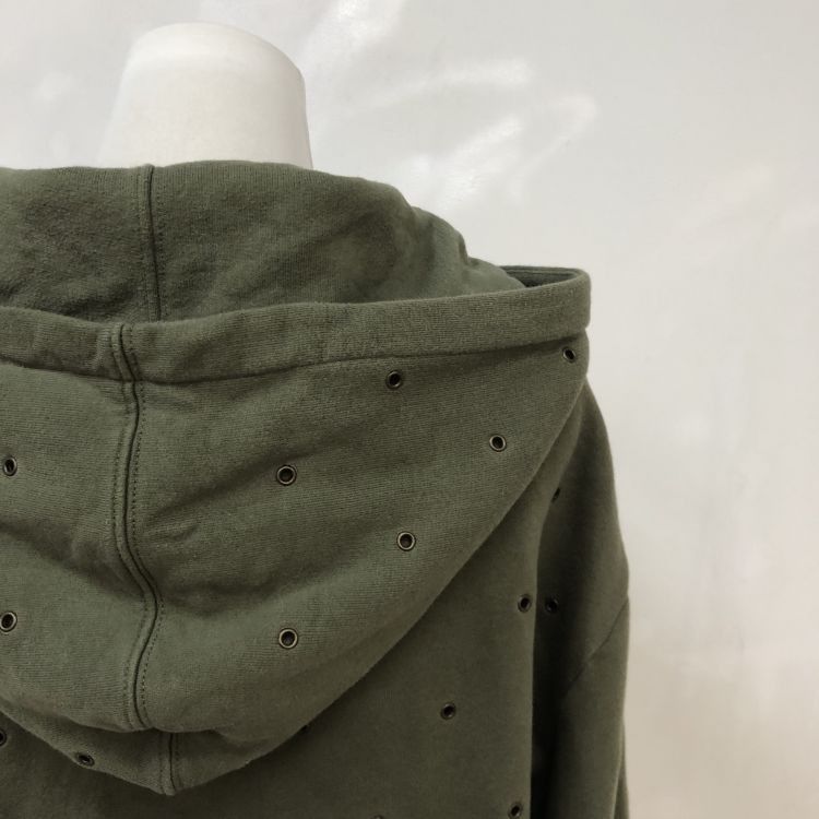 Saint Laurent Paris Saint Laurent Grommet Detail Hoodie Size M Size US M / EU 48-50 / 2 - 8 Thumbnail