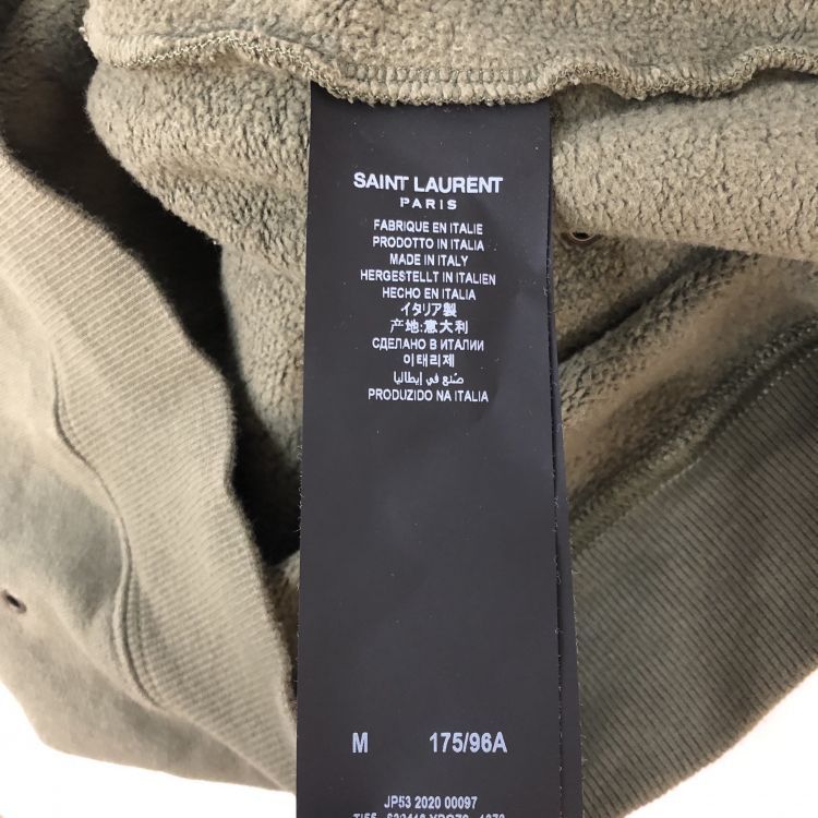 Saint Laurent Paris Saint Laurent Grommet Detail Hoodie Size M Size US M / EU 48-50 / 2 - 4 Thumbnail