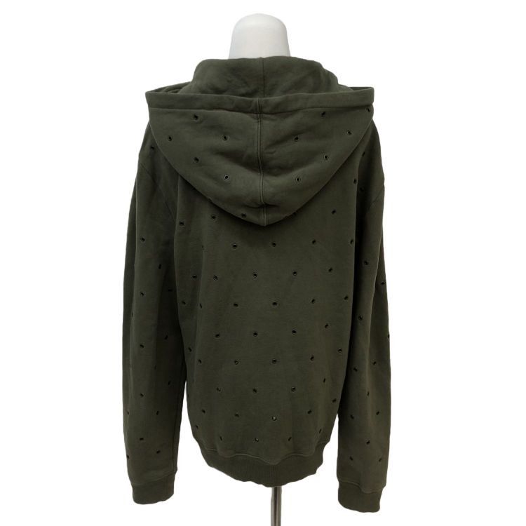 Saint Laurent Paris Saint Laurent Grommet Detail Hoodie Size M Size US M / EU 48-50 / 2 - 2 Thumbnail