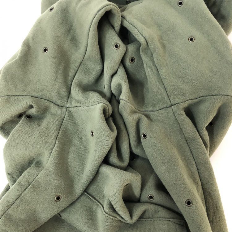 Saint Laurent Paris Saint Laurent Grommet Detail Hoodie Size M Size US M / EU 48-50 / 2 - 10 Thumbnail