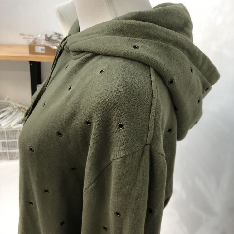 Saint Laurent Paris Saint Laurent Grommet Detail Hoodie Size M Size US M / EU 48-50 / 2 - 7 Thumbnail