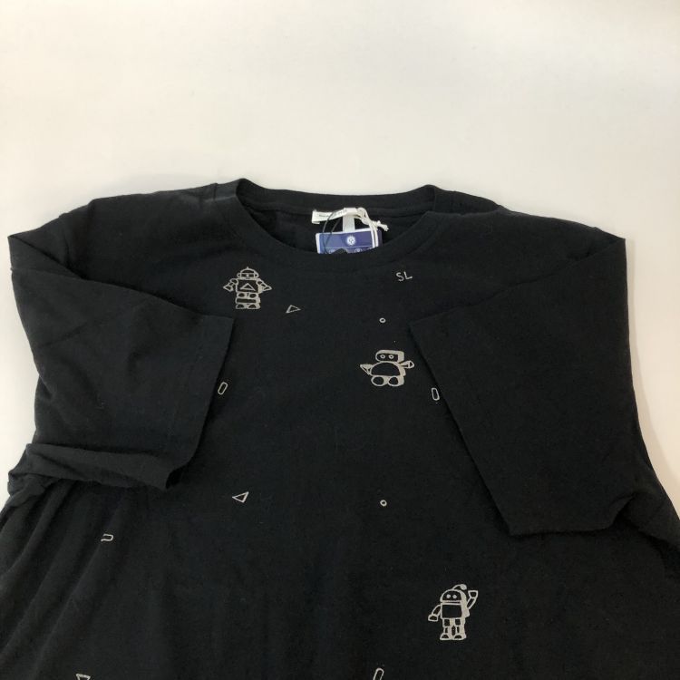Saint Laurent Paris Saint Laurent Robot Print T-Shirt US M Size US M / EU 48-50 / 2 - 9 Thumbnail