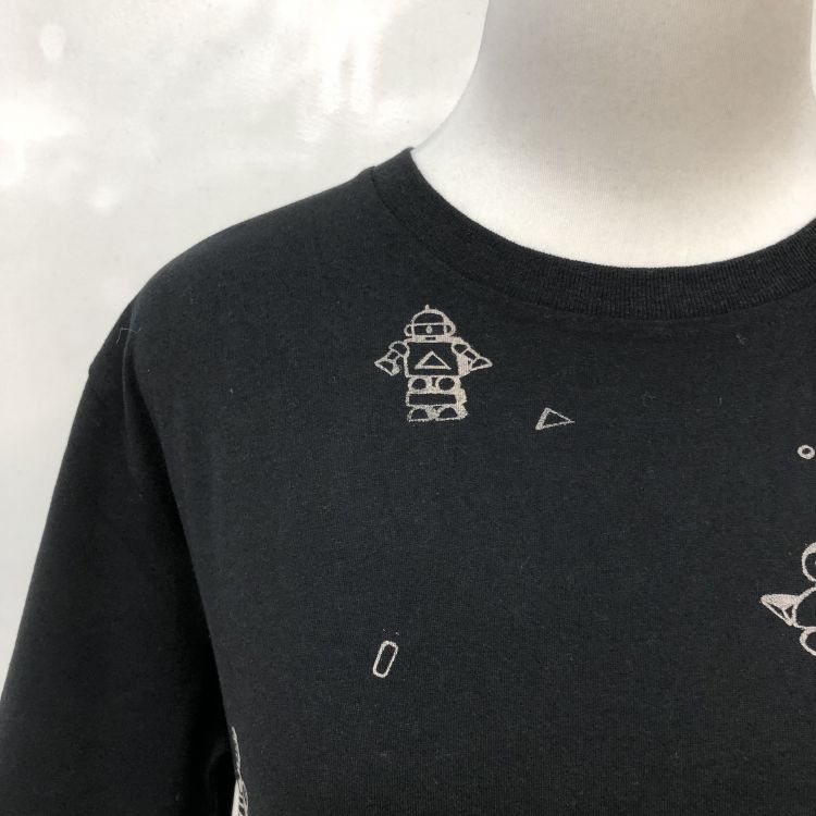 Saint Laurent Paris Saint Laurent Robot Print T-Shirt Size S Size US S / EU 44-46 / 1 - 6 Thumbnail