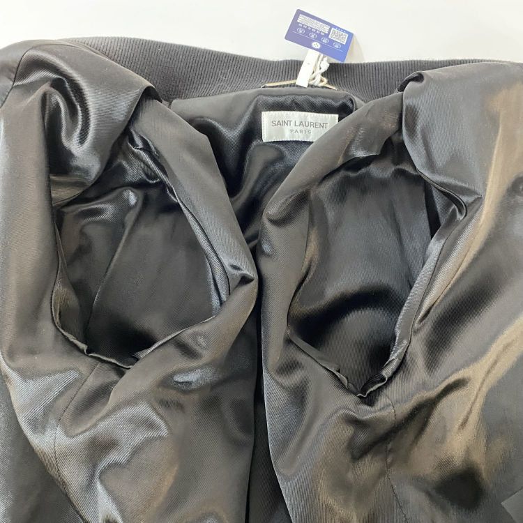 Saint Laurent Paris Saint Laurent Embroidered Logo Bomber Jacket Size 46 Size US S / EU 44-46 / 1 - 10 Thumbnail