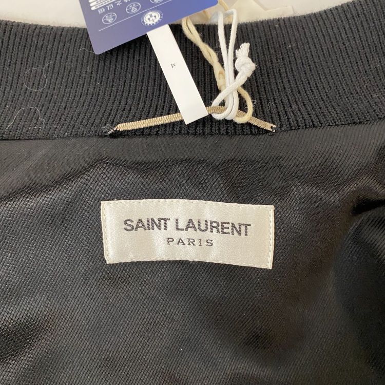Saint Laurent Paris Saint Laurent Embroidered Logo Bomber Jacket Size 46 Size US S / EU 44-46 / 1 - 3 Thumbnail
