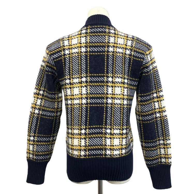 Saint Laurent Paris Saint Laurent Plaid Wool Cardigan Size XS Size XS / US 0-2 / IT 36-38 - 2 Thumbnail