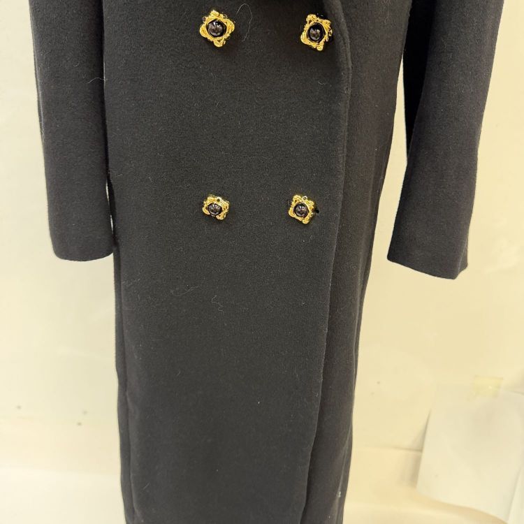 Yves Saint Laurent Yves Saint Laurent Fur Collar Wool Coat Size M Size M / US 6-8 / IT 42-44 - 8 Thumbnail