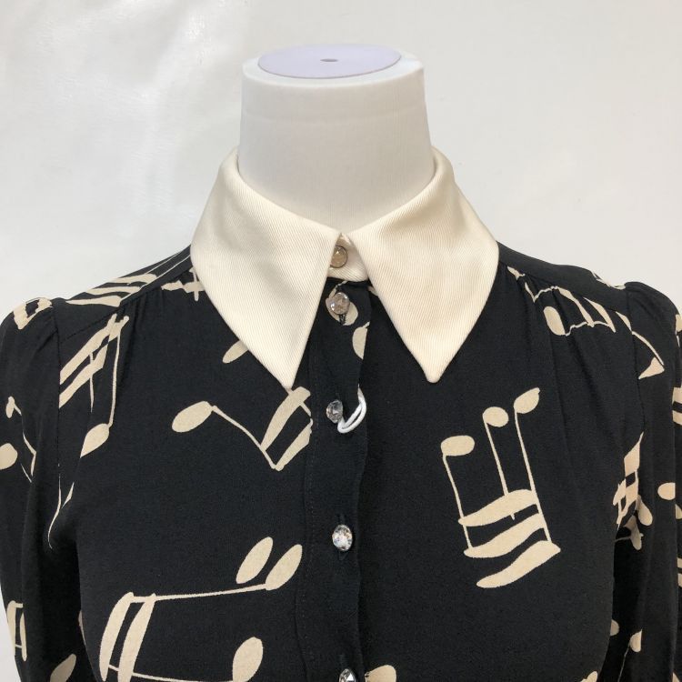 Saint Laurent Paris Saint Laurent Music Note Dress Size 34 Size XS / US 0-2 / IT 36-38 - 6 Thumbnail