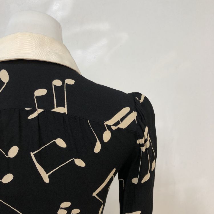 Saint Laurent Paris Saint Laurent Music Note Dress Size 34 Size XS / US 0-2 / IT 36-38 - 8 Thumbnail