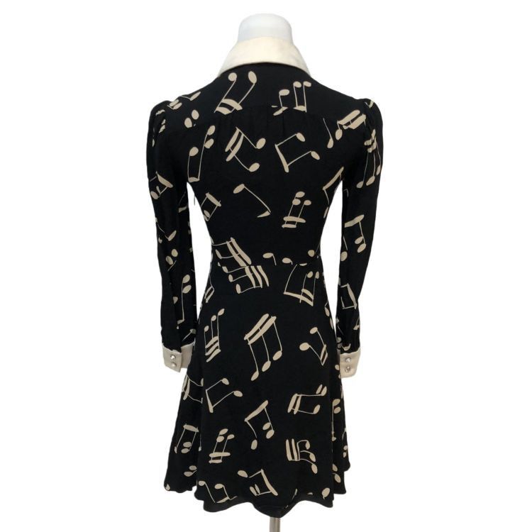 Saint Laurent Paris Saint Laurent Music Note Dress Size 34 Size XS / US 0-2 / IT 36-38 - 2 Thumbnail