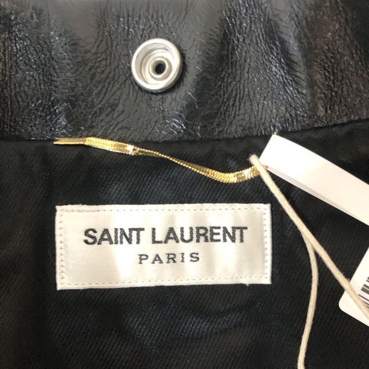 Saint Laurent Paris Saint Laurent Leather Biker Jacket Size 38 Size S / US 4 / IT 40 - 3 Thumbnail