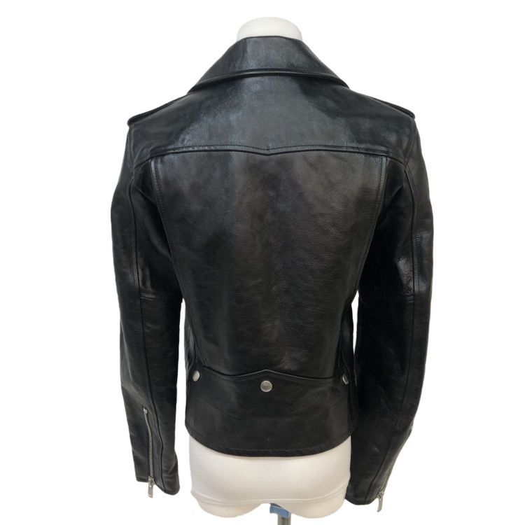 Saint Laurent Paris Saint Laurent Leather Biker Jacket Size 38 Size S / US 4 / IT 40 - 2 Thumbnail