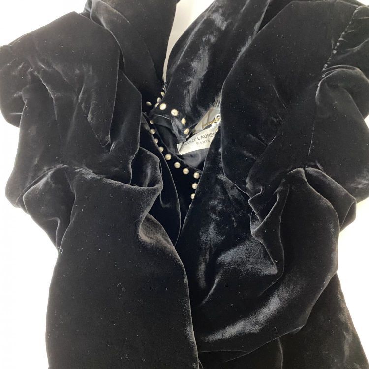 Saint Laurent Paris Saint Laurent Studded Velvet Jacket F38 Size S / US 4 / IT 40 - 11 Thumbnail
