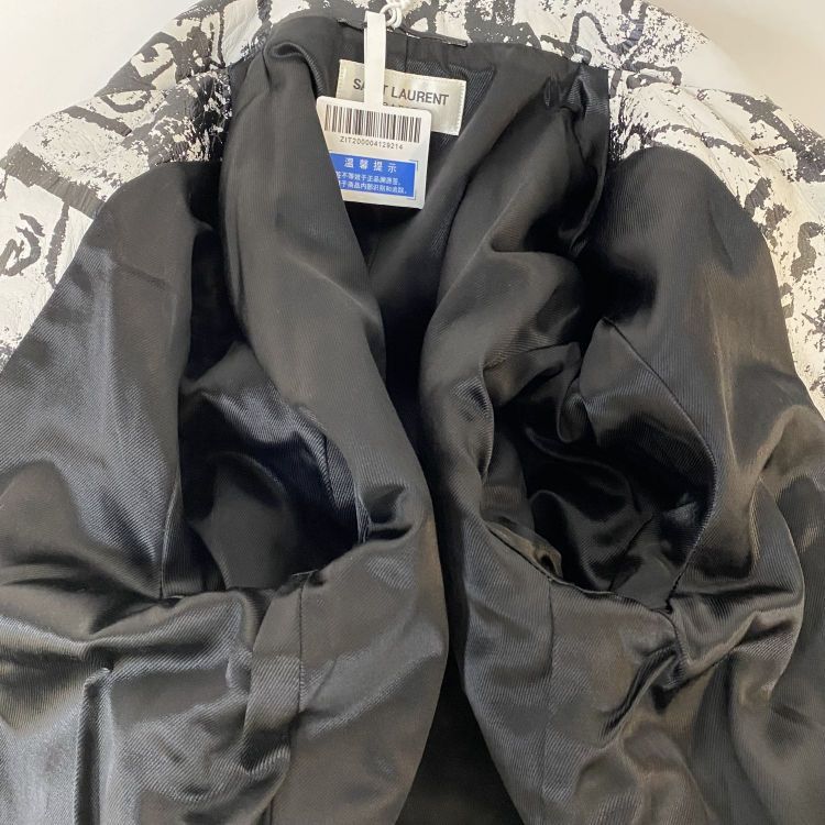 Saint Laurent Paris Saint Laurent Graffiti Leather Biker Jacket Size 40 Size M / US 6-8 / IT 42-44 - 10 Thumbnail