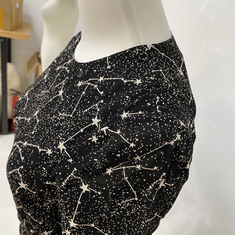 Saint Laurent Paris Saint Laurent Star Print Mini Dress Size 34 Size XS / US 0-2 / IT 36-38 - 7 Thumbnail