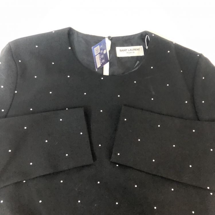 Saint Laurent Paris Saint Laurent Studded Dress Size 38 Size S / US 4 / IT 40 - 10 Thumbnail