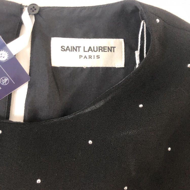 Saint Laurent Paris Saint Laurent Studded Dress Size 38 Size S / US 4 / IT 40 - 3 Thumbnail