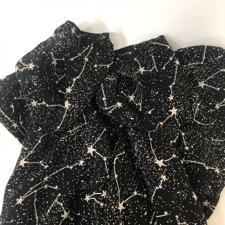 Saint Laurent Paris Saint Laurent Constellation Star Silk Dress Size 38 Size S / US 4 / IT 40 - 11 Thumbnail
