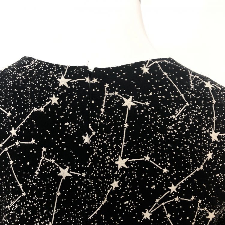 Saint Laurent Paris Saint Laurent Constellation Star Silk Dress Size 38 Size S / US 4 / IT 40 - 9 Thumbnail