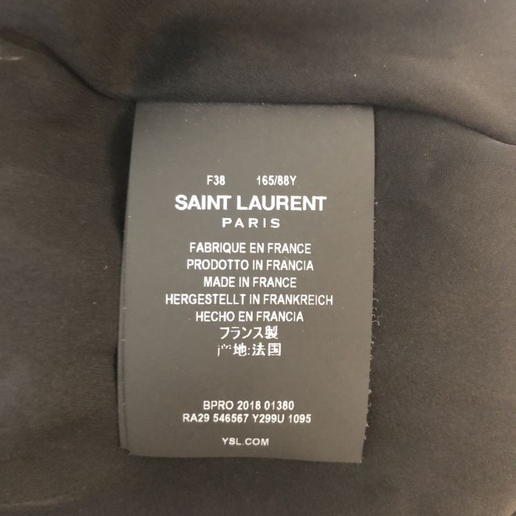 Saint Laurent Paris Saint Laurent Constellation Star Silk Dress Size 38 Size S / US 4 / IT 40 - 4 Thumbnail