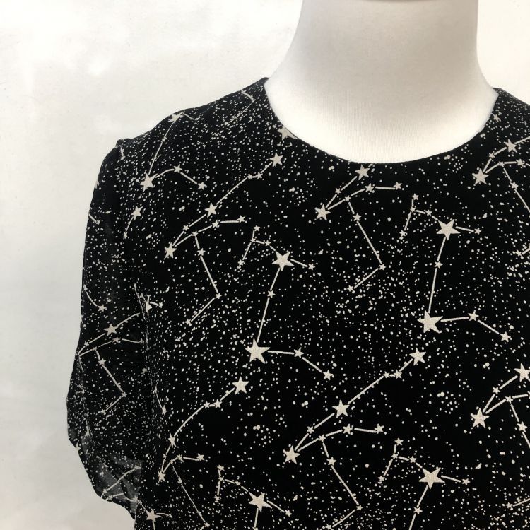 Saint Laurent Paris Saint Laurent Constellation Star Silk Dress Size 38 Size S / US 4 / IT 40 - 6 Thumbnail