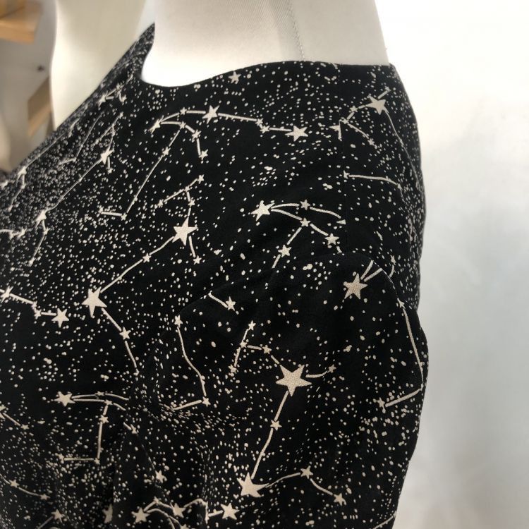 Saint Laurent Paris Saint Laurent Constellation Star Silk Dress Size 38 Size S / US 4 / IT 40 - 7 Thumbnail
