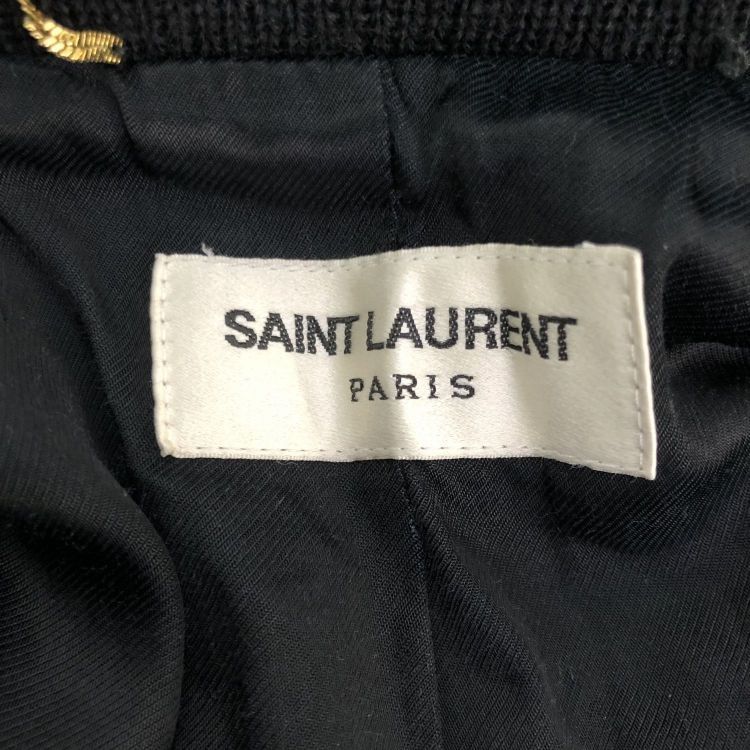 Saint Laurent Paris Saint Laurent Wool Varsity Jacket Size 38 Size XS / US 0-2 / IT 36-38 - 3 Thumbnail
