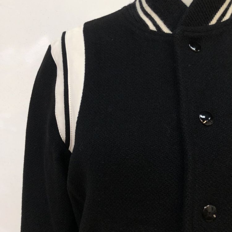 Saint Laurent Paris Saint Laurent Wool Varsity Jacket Size 38 Size XS / US 0-2 / IT 36-38 - 7 Thumbnail