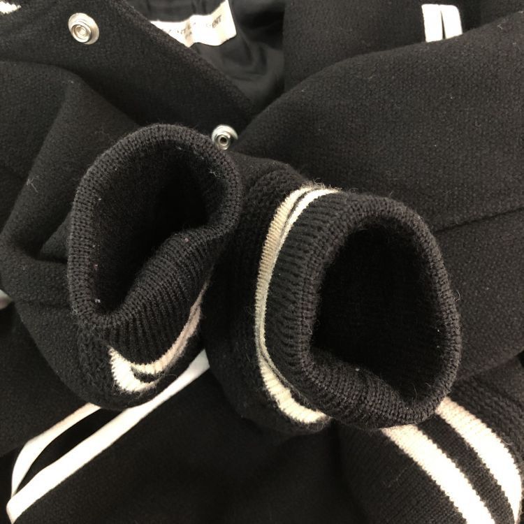 Saint Laurent Paris Saint Laurent Wool Varsity Jacket Size 38 Size XS / US 0-2 / IT 36-38 - 11 Thumbnail