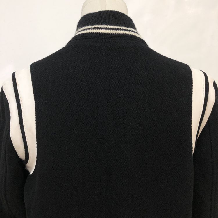 Saint Laurent Paris Saint Laurent Wool Varsity Jacket Size 38 Size XS / US 0-2 / IT 36-38 - 10 Thumbnail