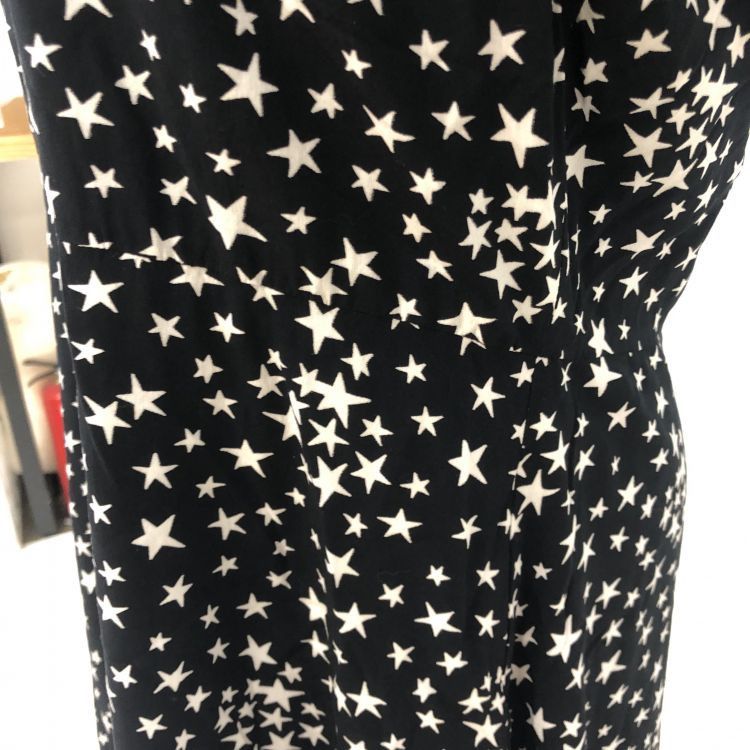 Saint Laurent Paris Saint Laurent Star Print Mini Dress Size 44 Size L / US 10 / IT 46 - 8 Thumbnail