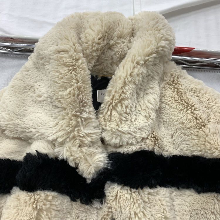 Saint Laurent Paris Saint Laurent Striped Faux Fur Jacket Size 34 Size XS / US 0-2 / IT 36-38 - 9 Thumbnail