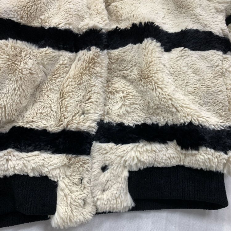 Saint Laurent Paris Saint Laurent Striped Faux Fur Jacket Size 34 Size XS / US 0-2 / IT 36-38 - 7 Thumbnail