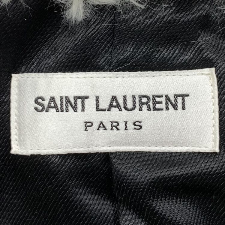 Saint Laurent Paris Saint Laurent Striped Faux Fur Jacket Size 34 Size XS / US 0-2 / IT 36-38 - 3 Thumbnail