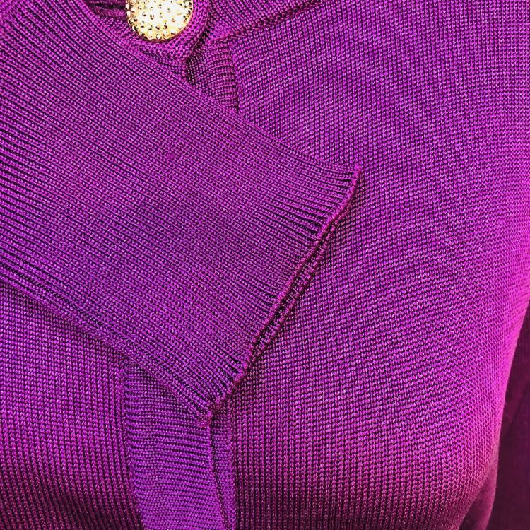 Yves Saint Laurent Yves Saint Laurent Silk Knit Cardigan Size M Size M / US 6-8 / IT 42-44 - 7 Thumbnail