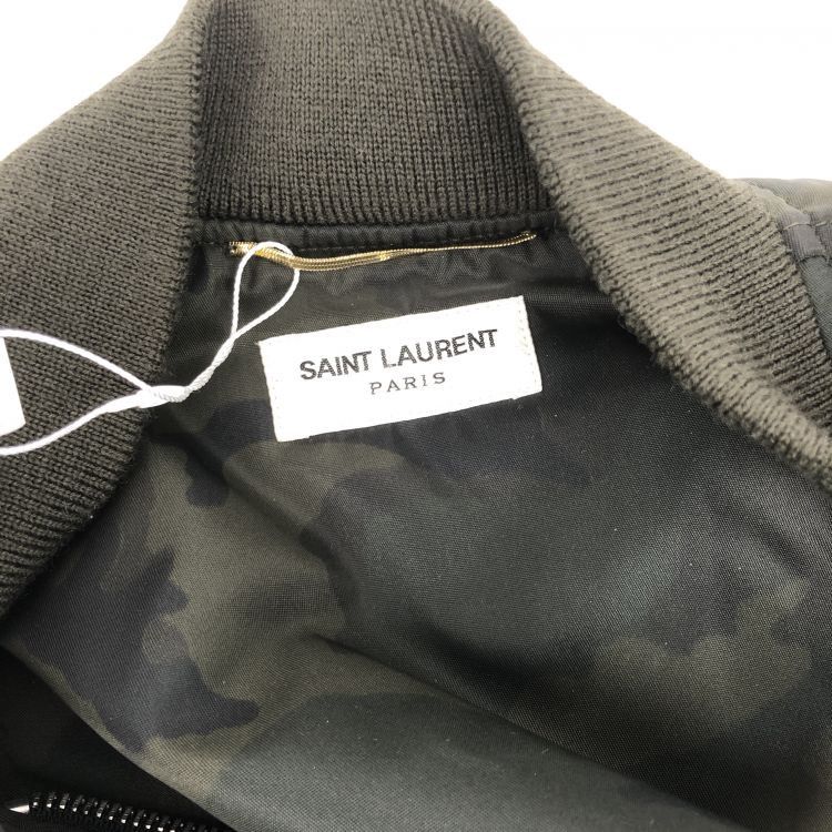 Saint Laurent Paris Saint Laurent Camouflage Bomber Jacket Size 40 Size M / US 6-8 / IT 42-44 - 5 Thumbnail