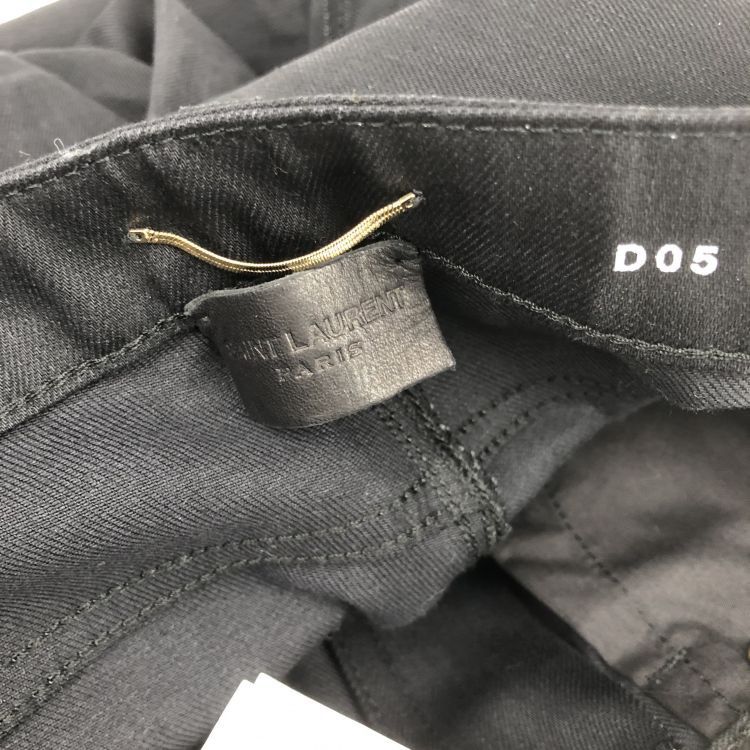 Saint Laurent Paris Saint Laurent Paris Black Denim Jeans Size 28 Size US 28 / EU 44 - 6 Thumbnail
