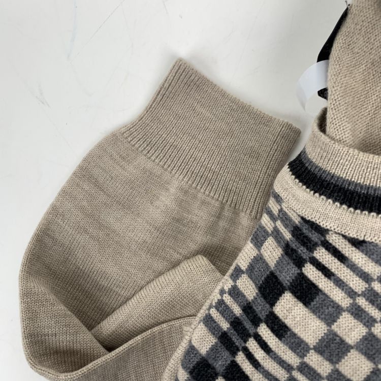 Yves Saint Laurent Yves Saint Laurent Check Pattern Sweater Size M Size US M / EU 48-50 / 2 - 5 Thumbnail