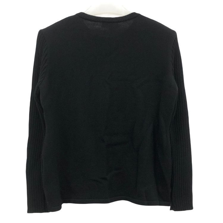 Saint Laurent Paris Saint Laurent Metallic Wool Sweater Size L Size L / US 10 / IT 46 - 2 Thumbnail